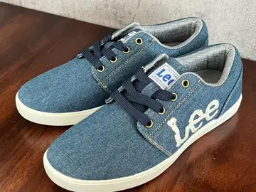 Lee 데님 로고 로우컷 스니커즈 23.0cm