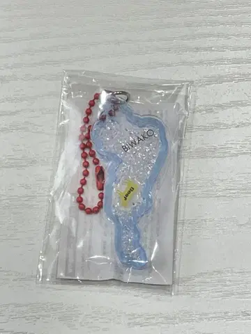 비와코 아크릴 키링 카가미노사토 한정판 스카이블루 오미규