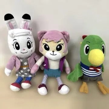 호비(시마지로) 다정한 삼총사 봉제 인형 3종 세트