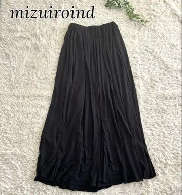 미즈이로 인드 mizuiroind 커팅 롱 스커트