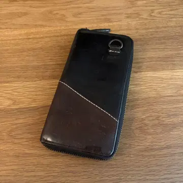 가죽 장지갑 baggy port
