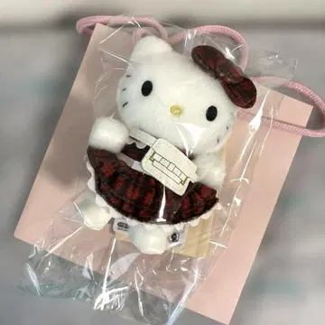 신상 완판 사만다 타바사 [ 헬로키티 ] 봉제 인형 참 레드
