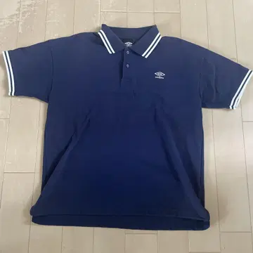 UMBRO 네이비 피케 셔츠