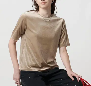UNITED ARROWS 벨로아 T셔츠 워셔블