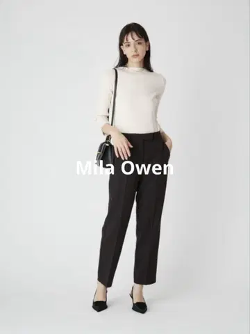 Mila Owen 슬랙스 블랙 M 사이즈 팬츠