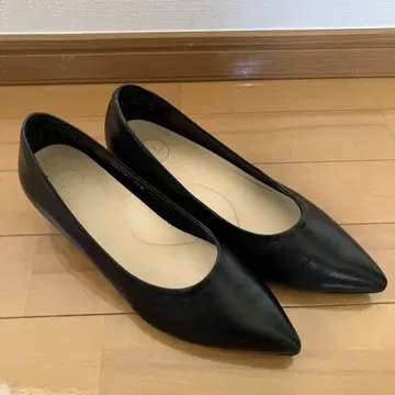 히미코 HIMIKO 블랙 스틸레토 펌프스
