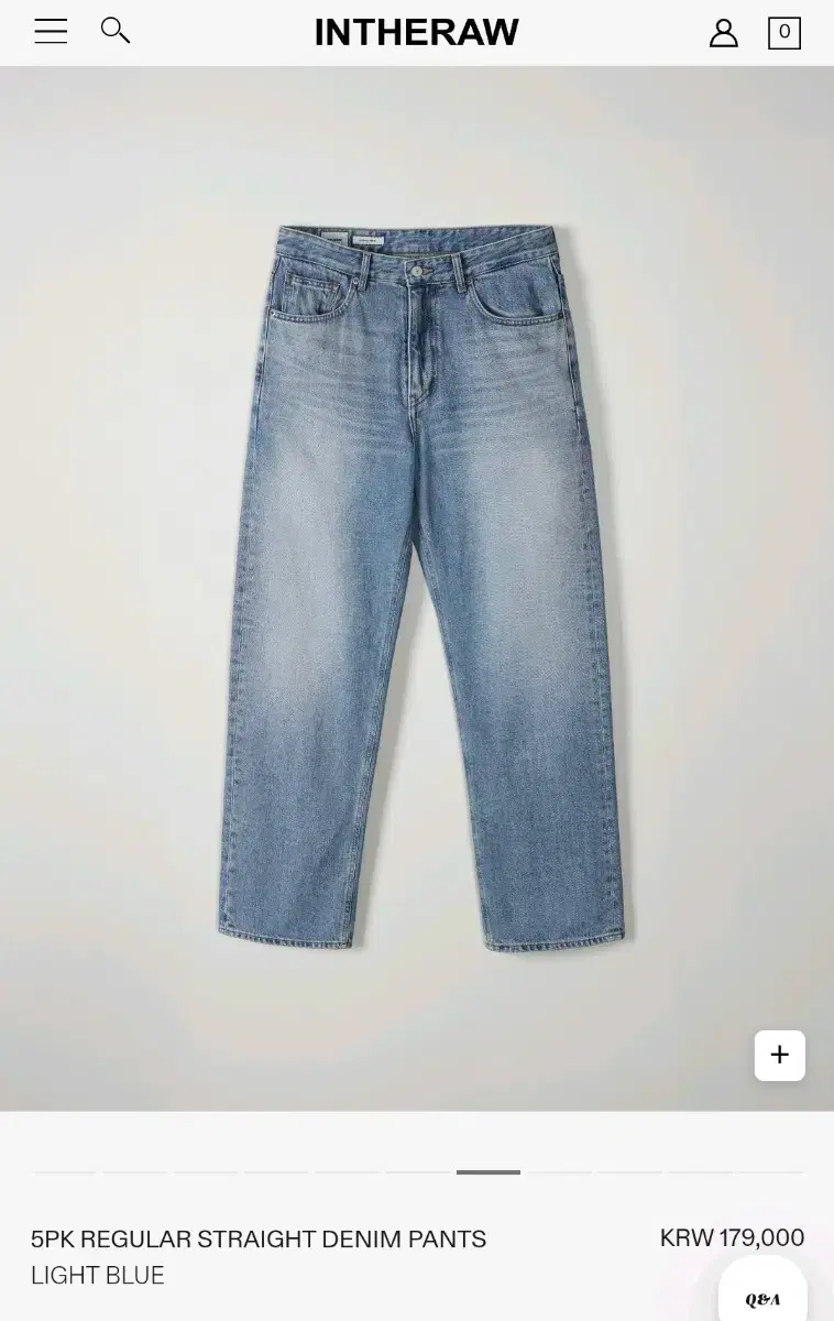 [2] The Raw 5PK Regular Straight Denim 12.5oz