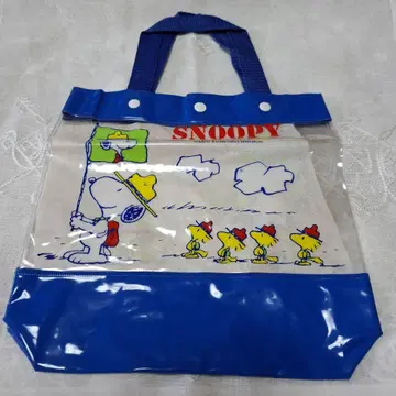 레트로 스누피 비닐 백