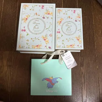 다이소 위니 더 푸 상자 대소와 덤보 종이 봉투