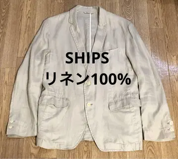 SHIPS 쉽스 safilin 사피란 린넨 100% 자켓