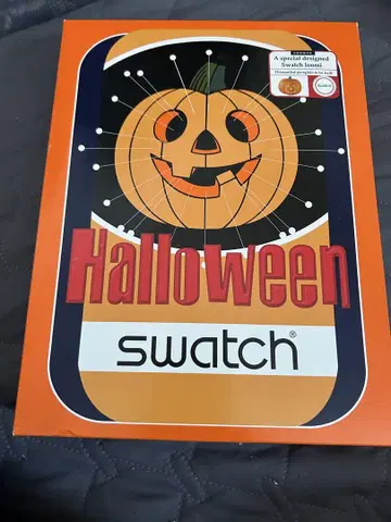 Swatch Halloween 한정판 모델 손목시계