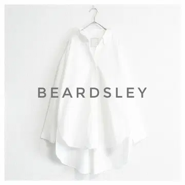 새상품급 BEARDSLEY 버튼 다운 와셔 오버 셔츠 화이트 FREE