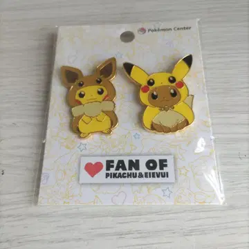 포켓몬 피카츄 이브이 판초 시리즈 핀즈 세트