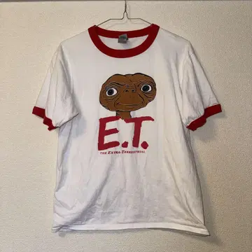 E.T. 린거 T셔츠 화이트/레드