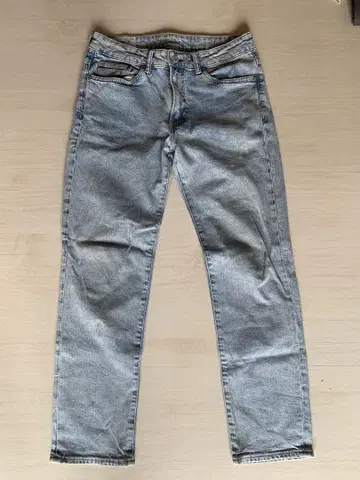 H&M 레귤러 핏 스트레이트 데님 W32 x L30