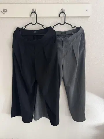 UNIQLO C (2024) 턱 와이드 팬츠 L 사이즈 2종 세트