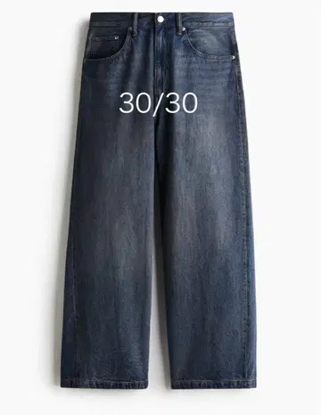 새상품 H&M 슈퍼 배기 데님(30/30)