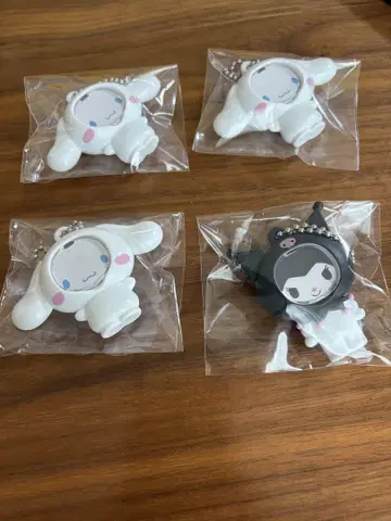 산리오 사진 프레임 마스코트 4개 세트