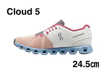 [ On ] Cloud 5 여성 신발 24.5cm 스니커즈