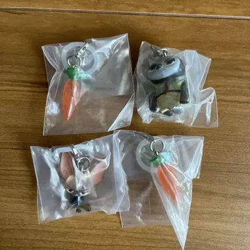 주토피아 메지루시 액세서리 4개 세트