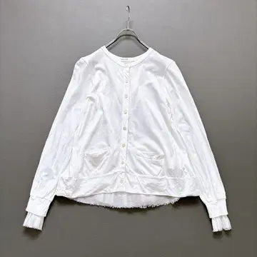 sacai luck 도킹 가디건 튤 화이트 2