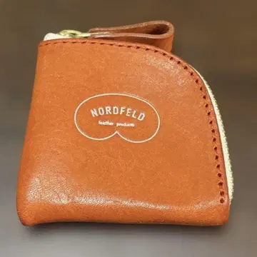 새상품급 NORDFELD 코인 케이스 한정판 만다린 오렌지