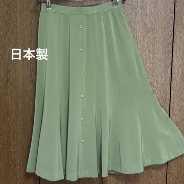 #플레어 스커트 앞면 장식 버튼 포함