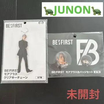 BE:FIRST JUNON 클리어 키체인 & 캔뱃지 세트