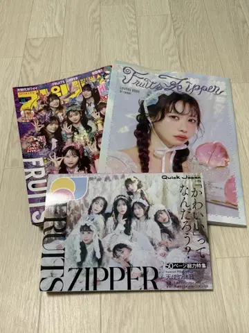 FRUITS ZIPPER LOVERS BOOK + 2점