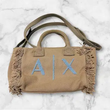 [ A|X 아르마니 익스체인지 ] A|X 로고 캔버스 미니 토트백