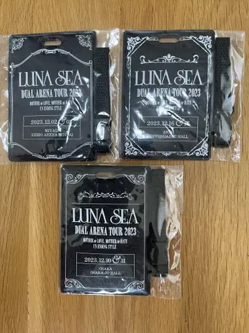 LUNA SEA DUAL ARENA TOUR 회장 한정판 러기지 택 세트