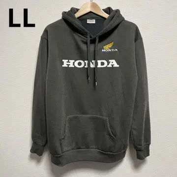 HONDA 혼다 로고 풀오버 후드티 그레이 LL 구제 의류