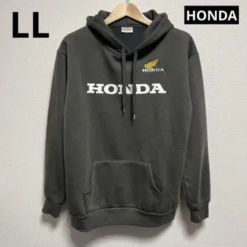 HONDA 혼다 로고 풀오버 후드티 그레이 LL 구제 의류