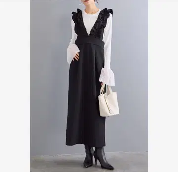 이소재 프릴 숄더 점프 스커트 프레이 아이디 저스길리티 좋아하시는 분께