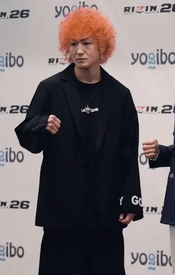 LAZYGOD 로고 정장 자켓 블랙 사사키 유루카 rizin26 착용품