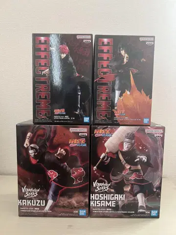 나루토 전갈 & 이타치 & 카쿠즈 & 상어 피규어