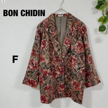 [ BON CHIDIN ] 꽃무늬 자켓/여성용/일본제/봄/가을/깔끔한/F
