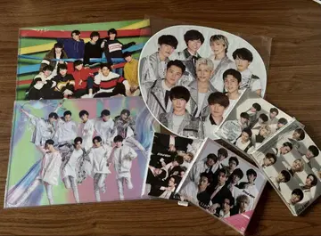 SnowMan 부채 CD 클리어 파일 세트