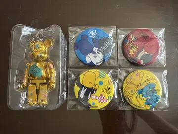 베어브릭 히프노시스 마이크 Fling Posse 캔뱃지 부착
