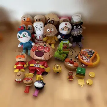 호빵맨 봉제 인형 완구 세트