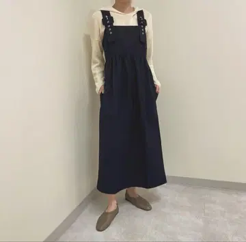 LEE MATHEWS 별주 Demi-Luxe BEAMS 스트랩 원피스