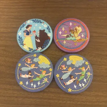 디즈니 자수 캔배치 백설공주 알라딘 재스민 피터팬