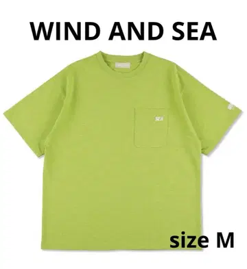 WIND AND SEA 윈드앤씨 가슴 포켓 반팔 T셔츠 M 사이즈