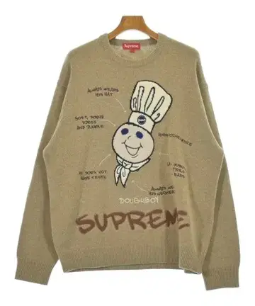 Supreme 니트 스웨터 남성용