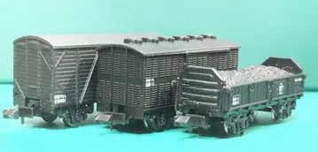 TOMIX/ 블랙 화물차 3량 세트