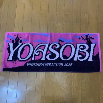 YOASOBI WANDARA 페이스 타월 핑크