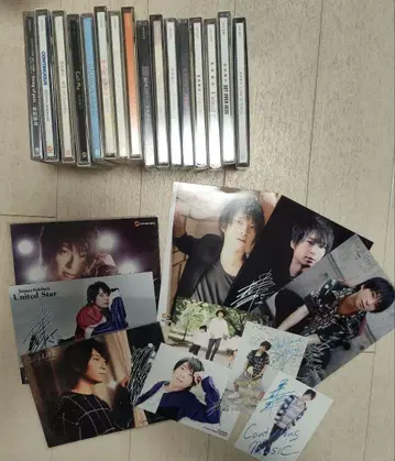 카키하라 테츠야 CD 싱글 앨범 16장 + 혜택 브로마이드 세트