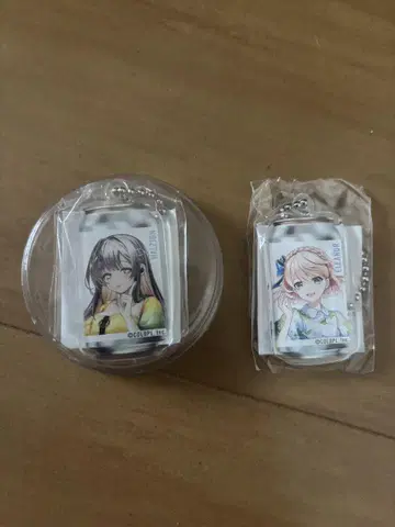 백묘 프로젝트 택캔 아크릴 키링 아크키링 2점 세트