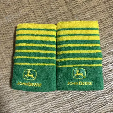 JOHN DEERE 리스트 밴드 2개입 밤색 케이스