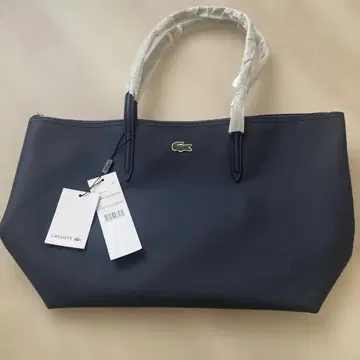 미사용 새상품 LACOSTE 네이비 토트백